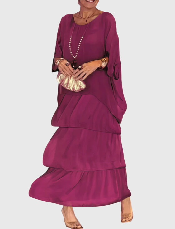 Vayla | Long and Flowing Elegant Dress