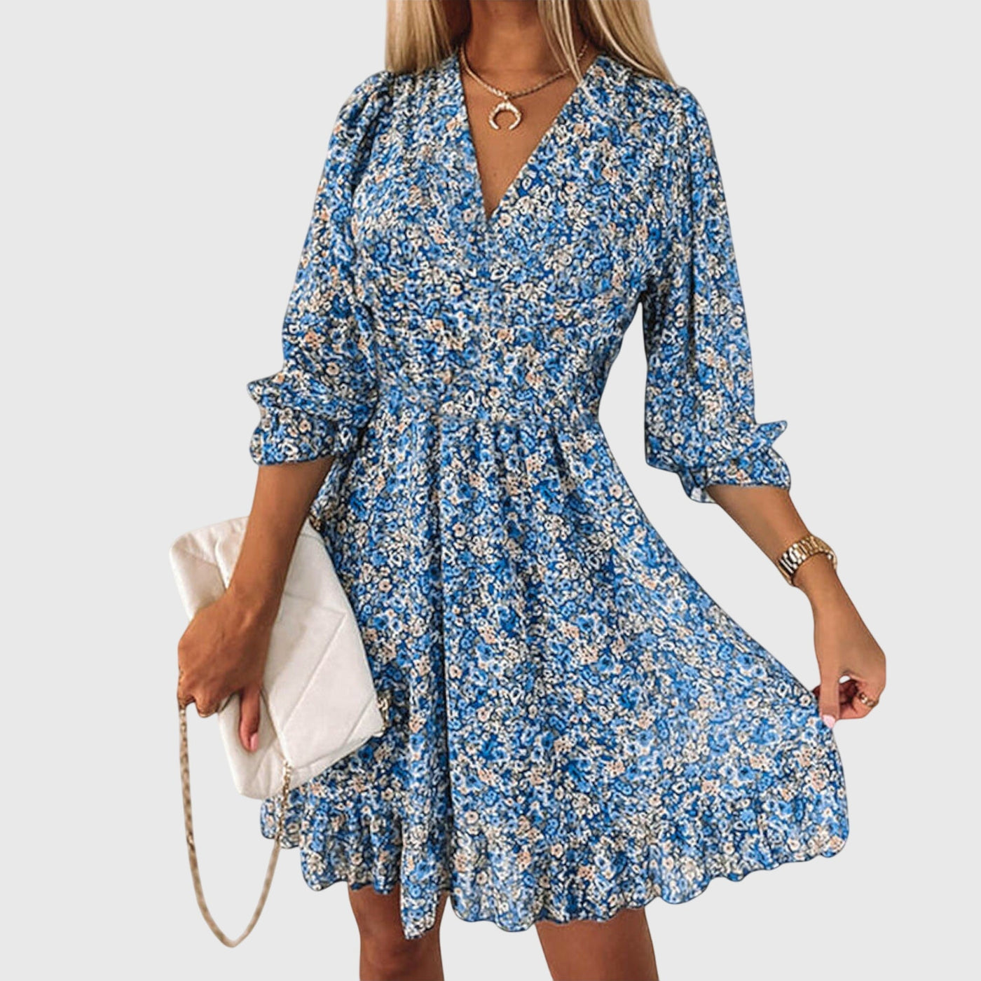 Vayla | Floral Puff Sleeve Dress