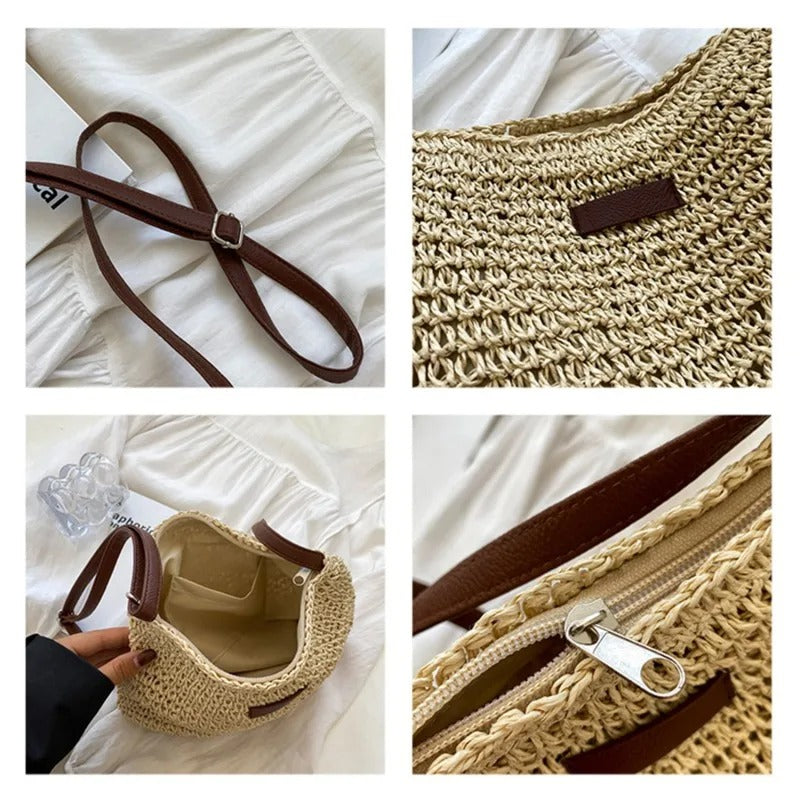 Vayla | Straw Shoulder Bag