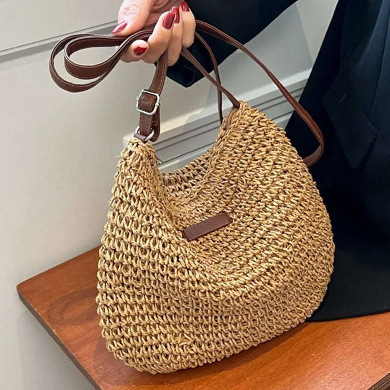 Vayla | Straw Shoulder Bag