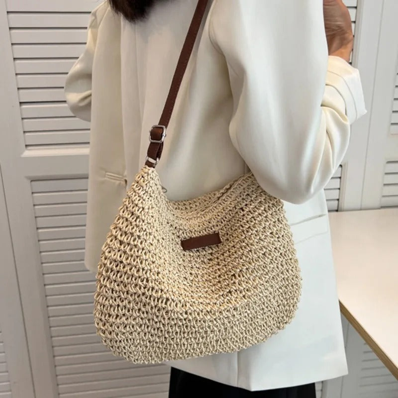 Vayla | Straw Shoulder Bag
