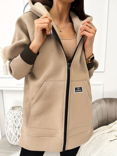 Vayla | Elegant Longline Hoodie