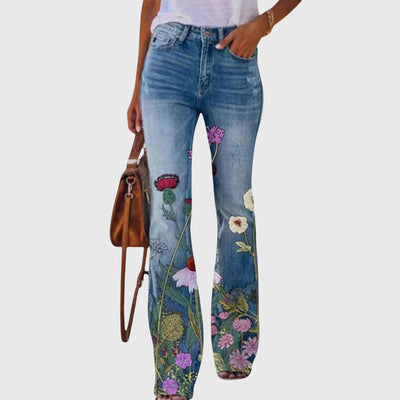 Vayla Pants with Flowers |
