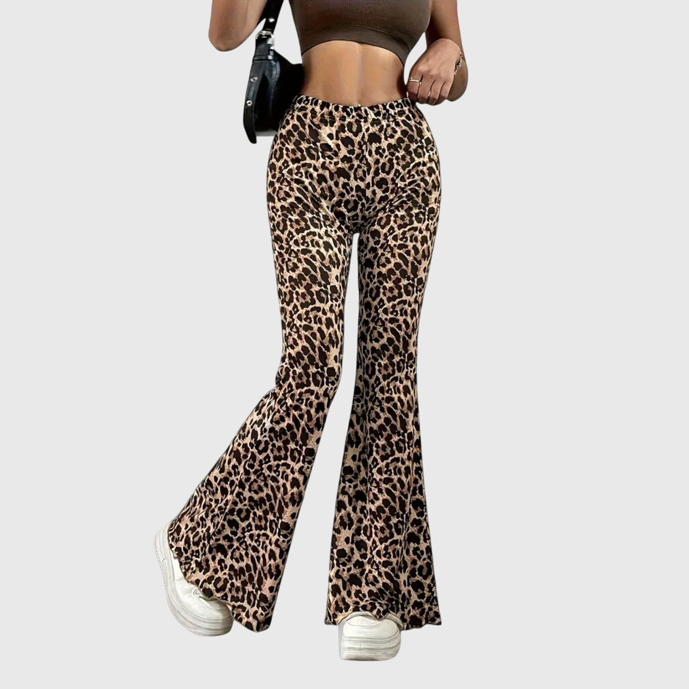 Vayla Leopard Bootcut Trousers |