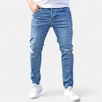 Ermes™ | Slim Fit Jeans with Ripped Design