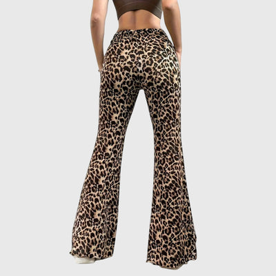 Vayla Leopard Bootcut Trousers |