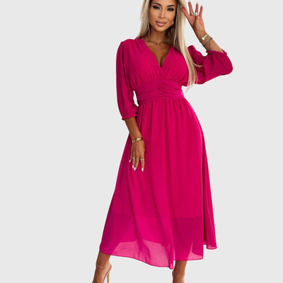 Vayla | Lightweight Silky Chiffon Dress