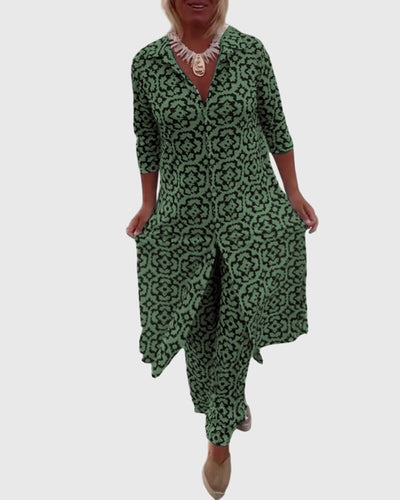 Vayla | Elegant Vintage Two-Piece Set