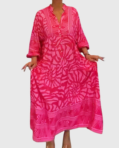 Vayla | Maxi Dress With Elegant Print