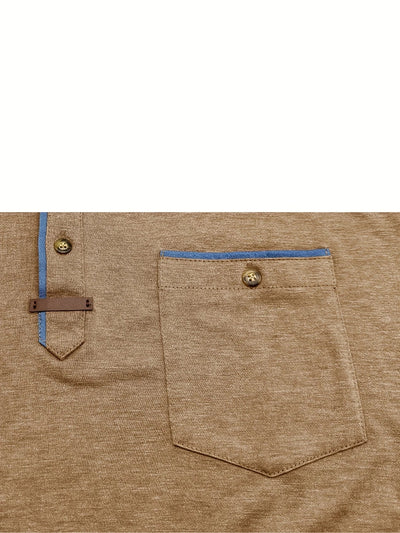 Slade | Classic Round Neck Pocket Shirt