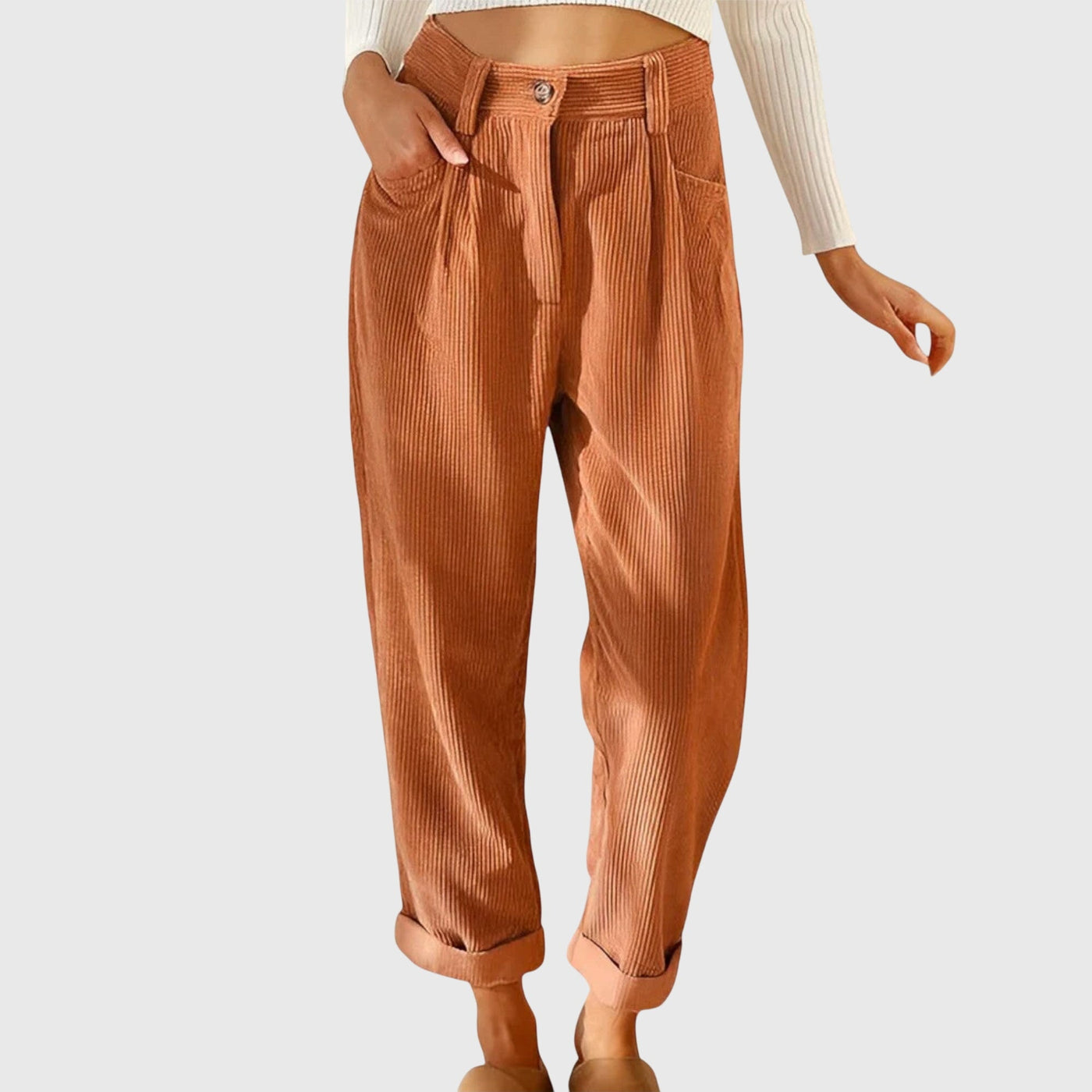 Vayla | Modern Cord Trousers