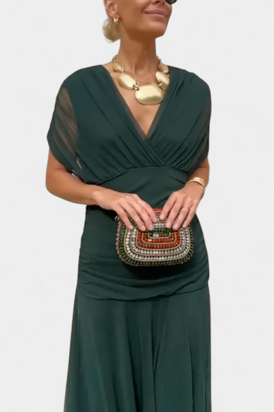 Vayla | Elegant Dress With V-Neckline