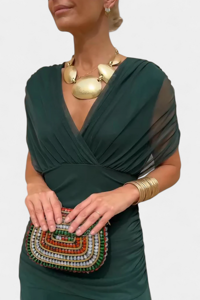 Vayla | Elegant Dress With V-Neckline