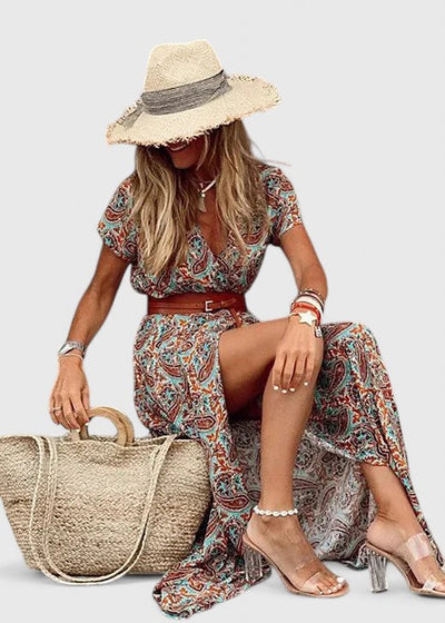 Vayla | Stylish Boho Maxi Dress