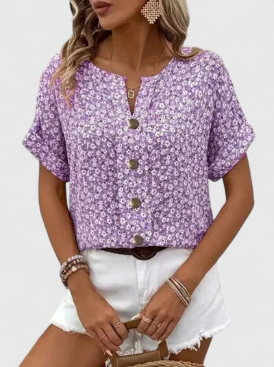 Vayla | Elegant Floral Summer Top