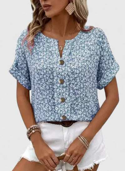 Vayla | Elegant Floral Summer Top