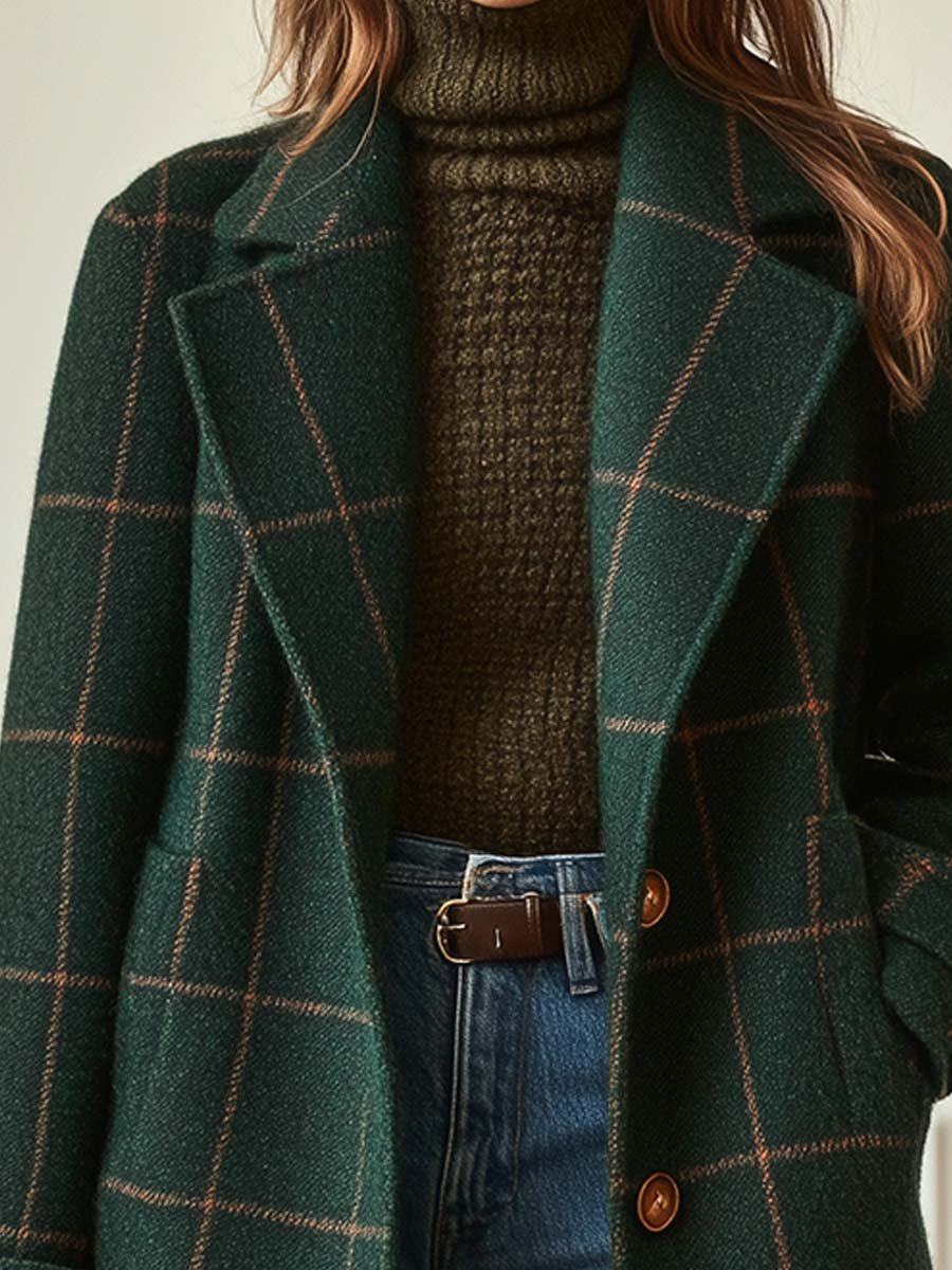 Vayla | Modern Check Coat