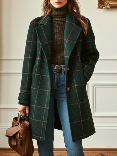 Vayla | Modern Check Coat