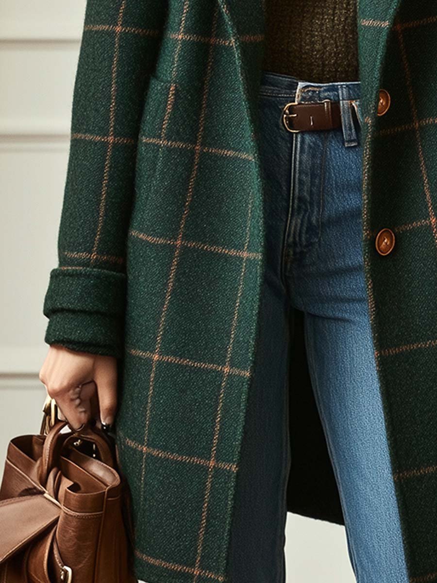 Vayla | Modern Check Coat