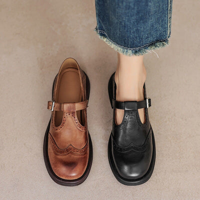 Vayla | Elegant Leather Mary Janes