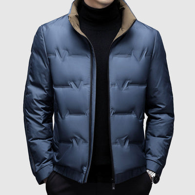 Men’s Duck Down Winter Zip-Up Jacket by Vayla