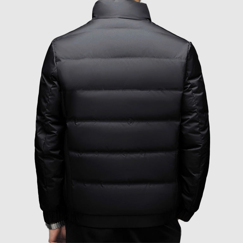 Men’s Duck Down Winter Zip-Up Jacket by Vayla