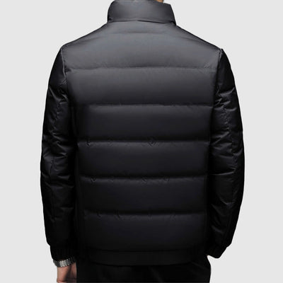 Men’s Duck Down Winter Zip-Up Jacket by Vayla