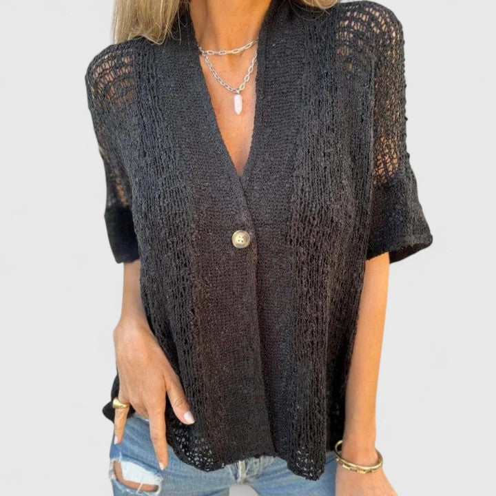 Vayla | Elegant Knitted Shirt